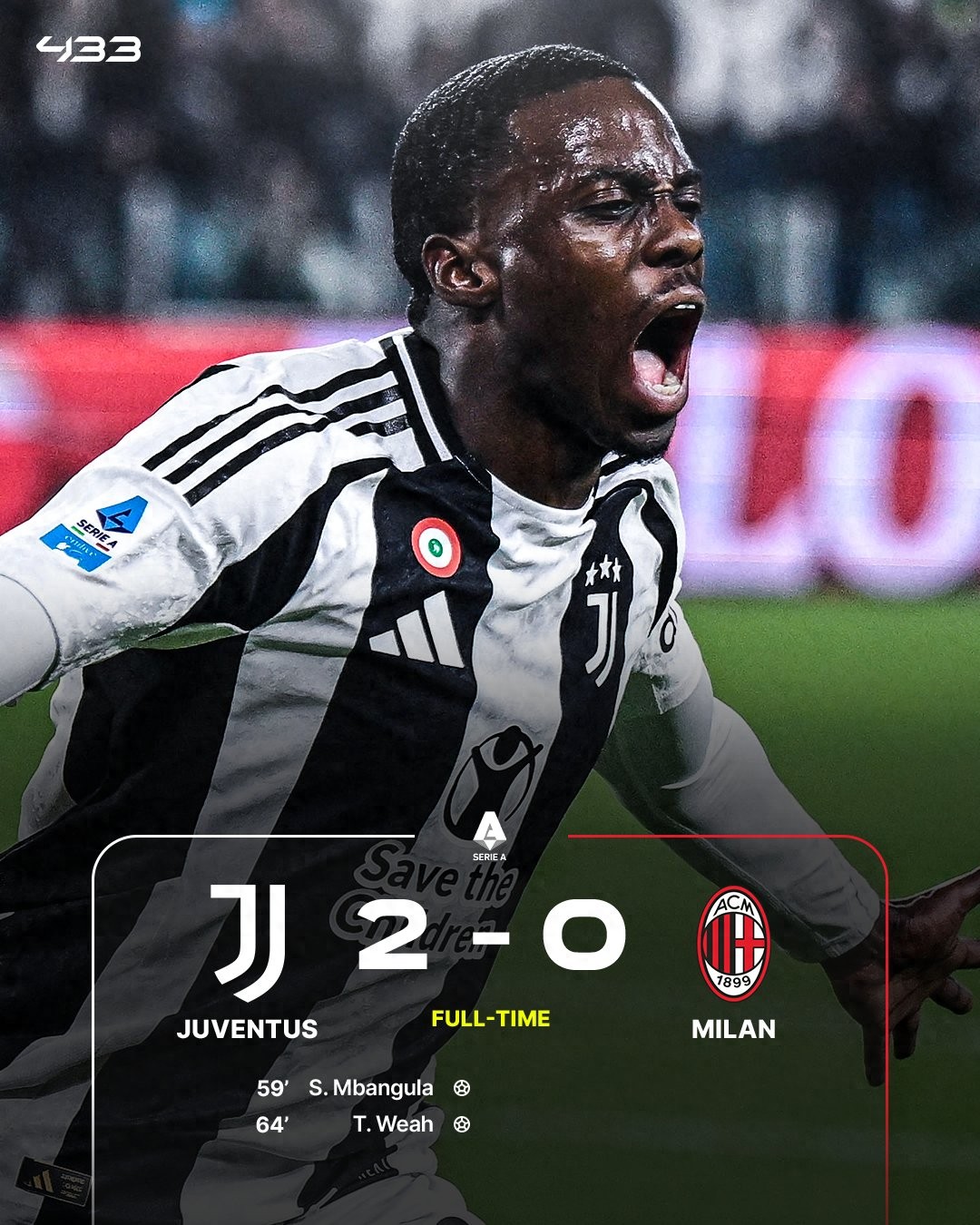 包含尤文图斯大胜AC米兰，继续保持榜首位置的词条